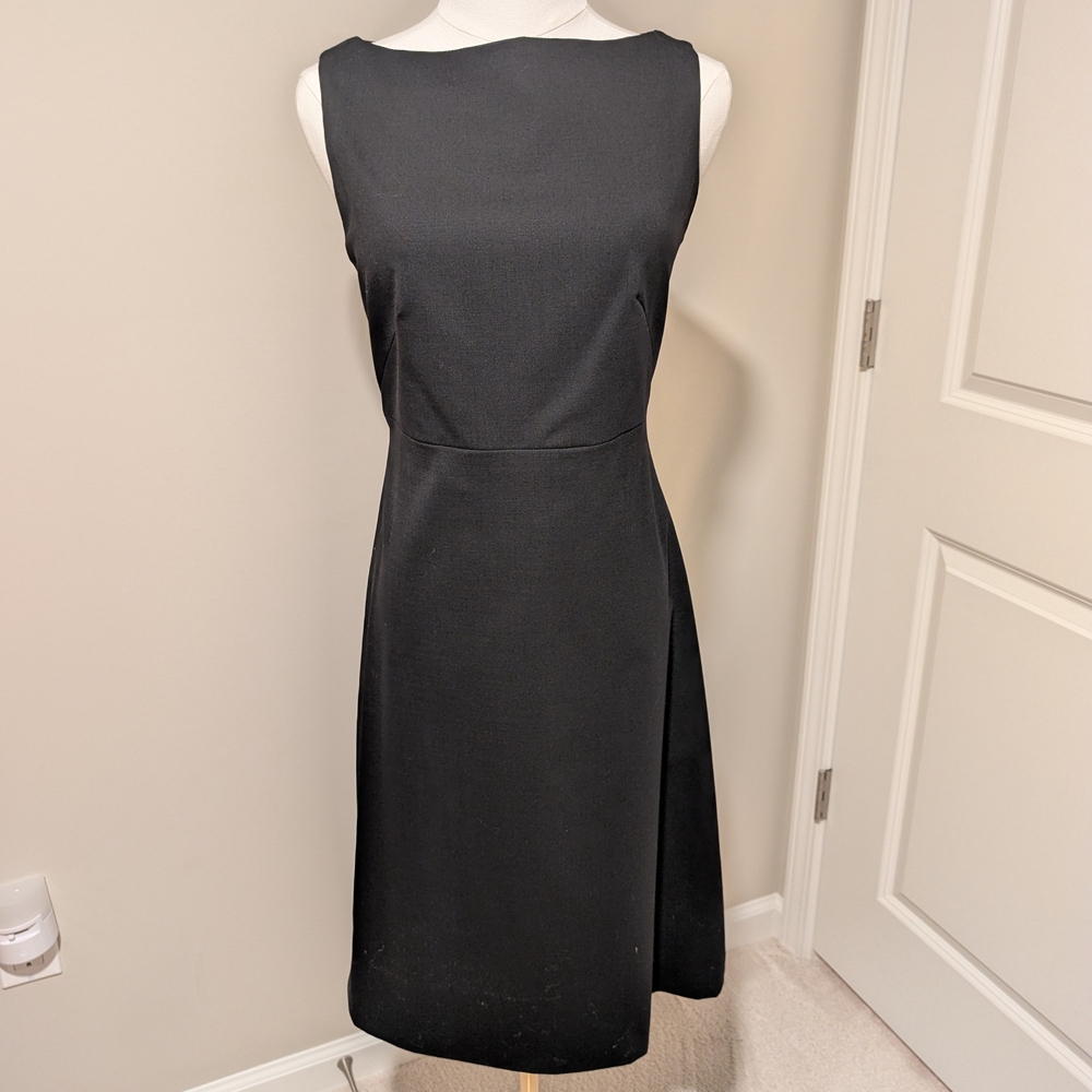 Banana Republic Classic Black Midi Dress